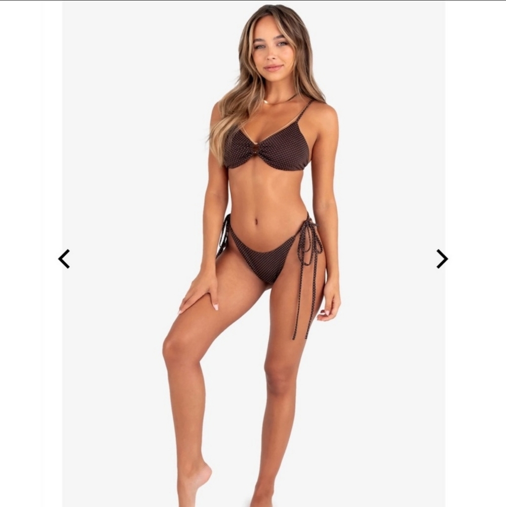 Kittenish Cabana Bikini Bottoms
